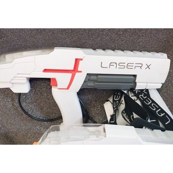 Laser X 2 Players Fusion Blaster Guns With Chest Targets TESTED WORKS!. - Picture 2 of 5